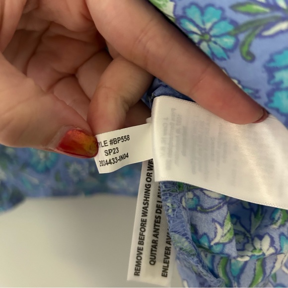 J.Crew Fresco Top In Floral Cotton Poplin - Picture 9 of 10